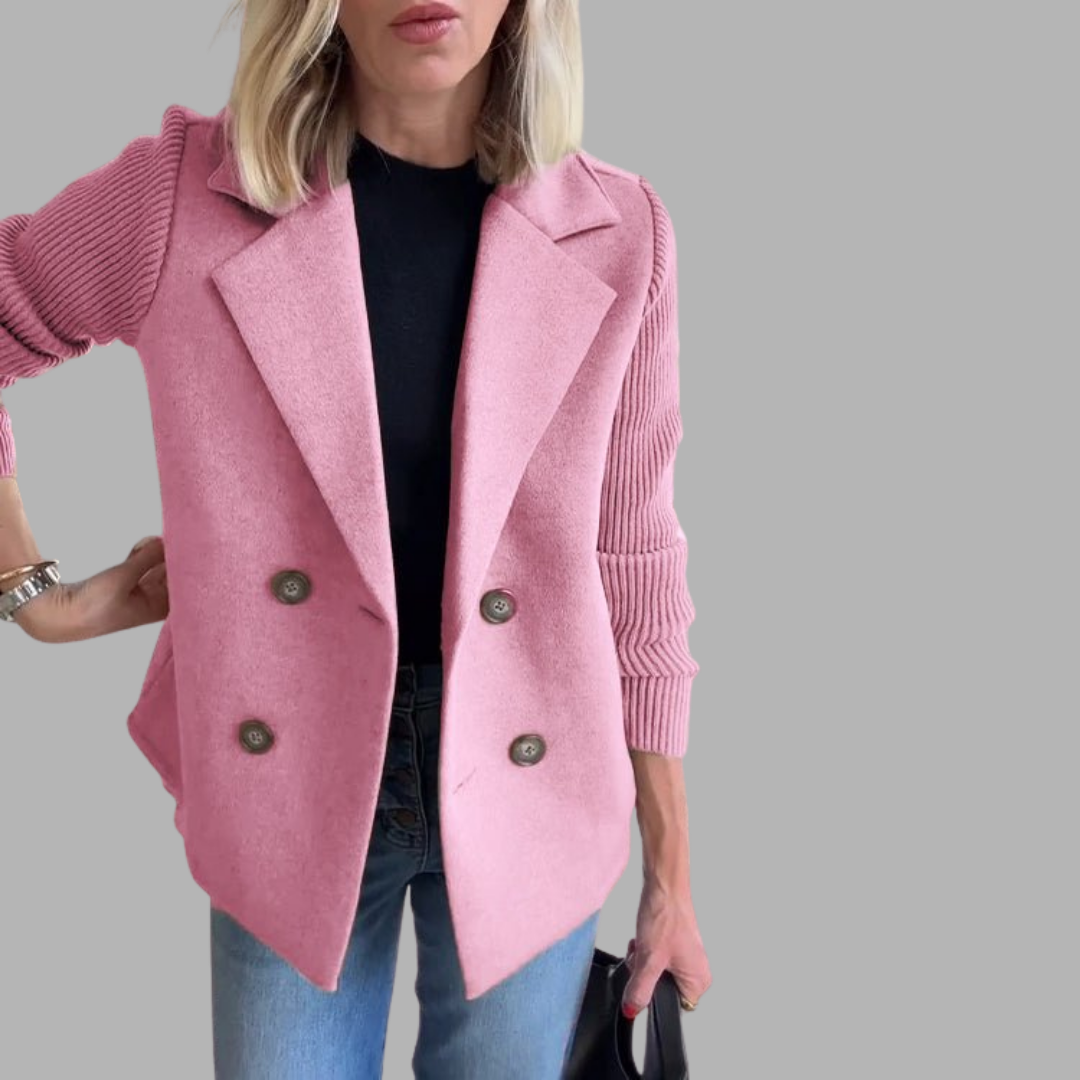 Bente - Finstrikket blazer med stil