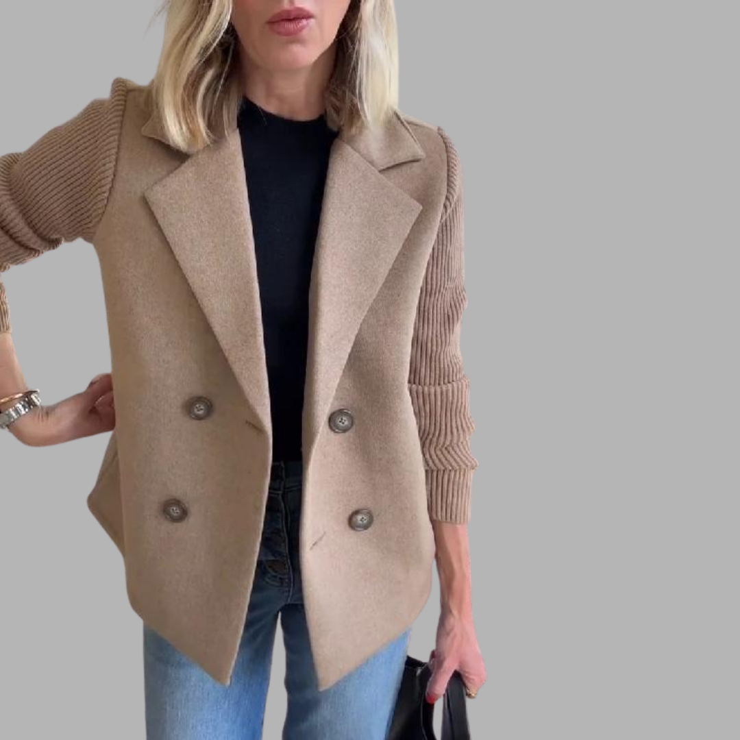 Bente - Finstrikket blazer med stil