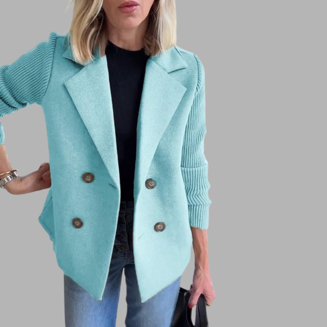 Bente - Finstrikket blazer med stil
