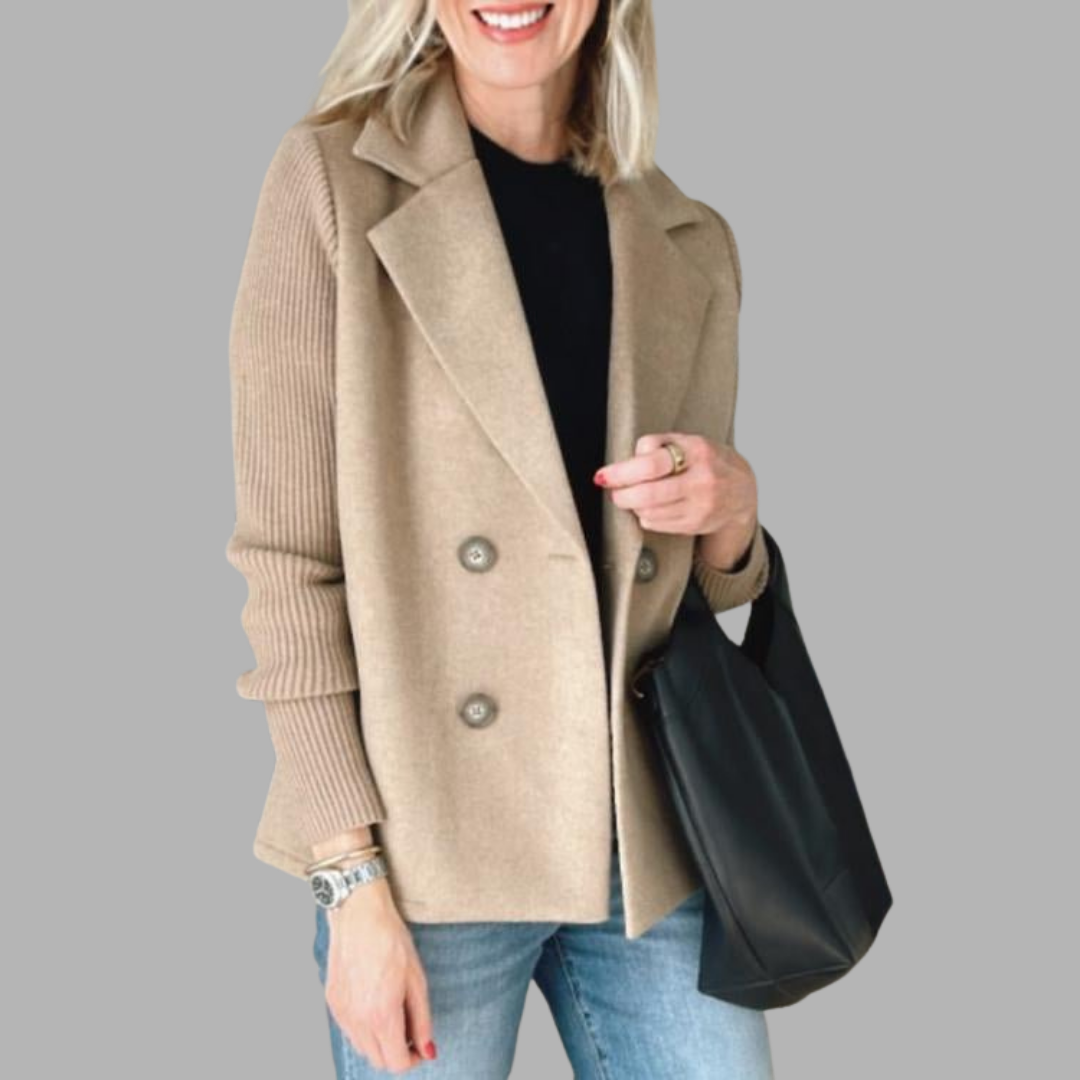 Bente - Finstrikket blazer med stil