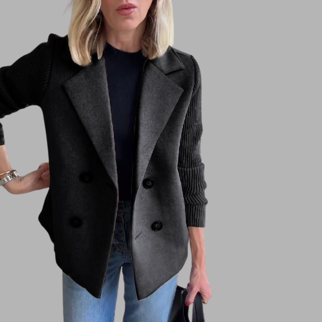 Bente - Finstrikket blazer med stil