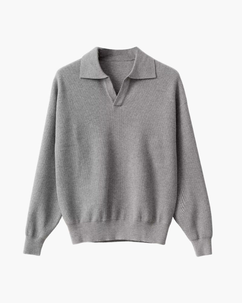 Kark - Polo-shirt i strukturstrik