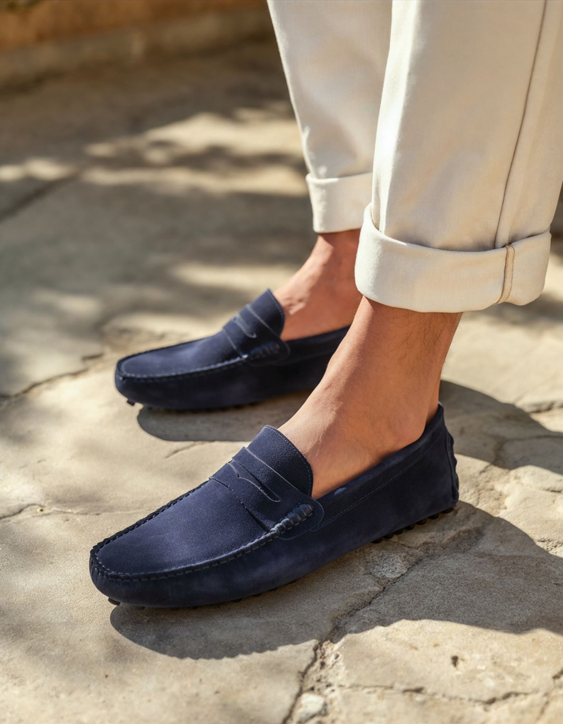 Ruskinds loafers med snøre